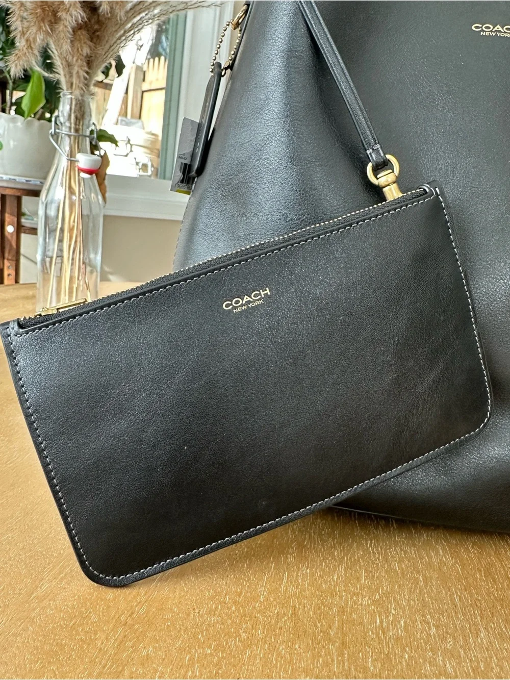 Coach Bleecker Leather Bucket Bag